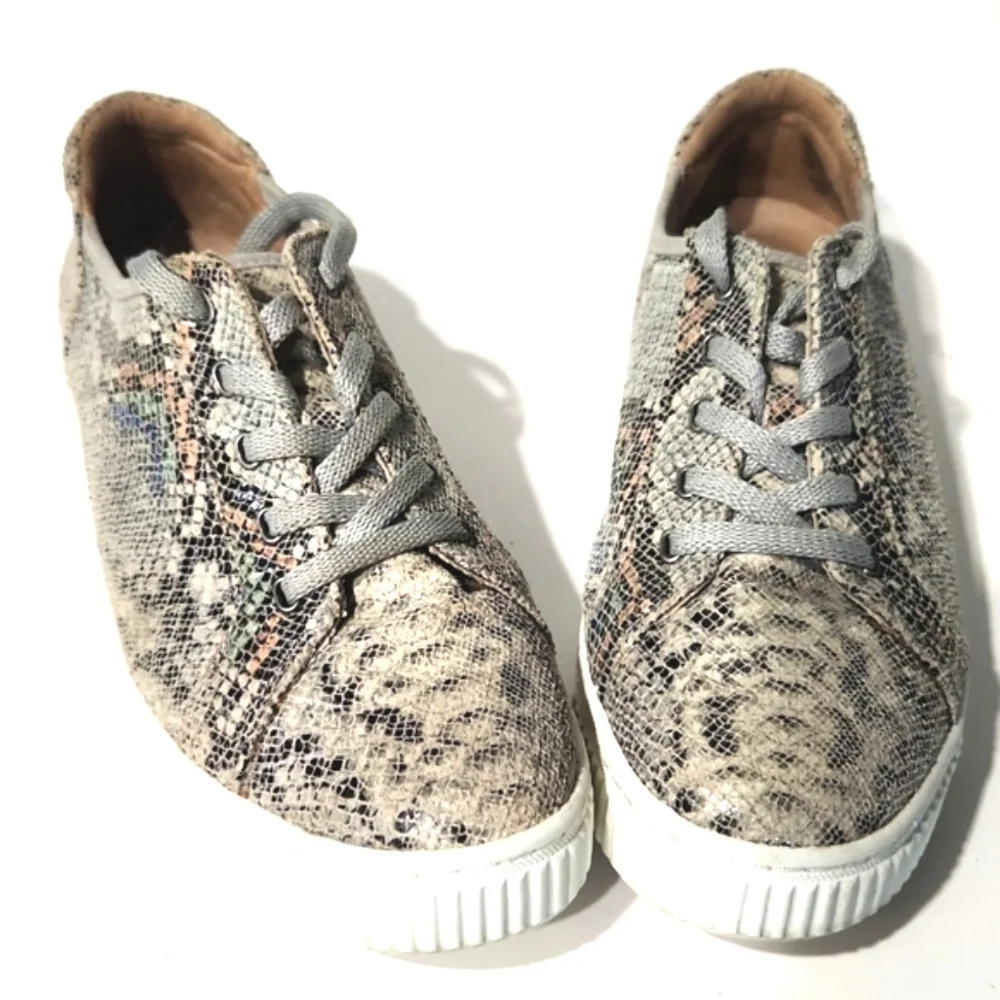 SOUL Naturalizer Python Topaz2 Oxford Shimmer Snakeskin Sneakers Size 9.5 - Picture 2 of 14